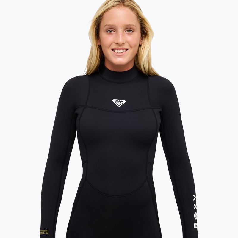 Dámsky plavecký neoprén Pianka ROXY 4/3 mm SR School/Rental Back Zip GBS black 4