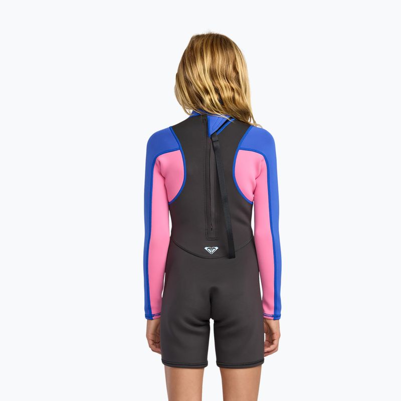 Detský plavecký neoprén ROXY Prologue+ LS Springsuit 2/2 mm cobalt 2