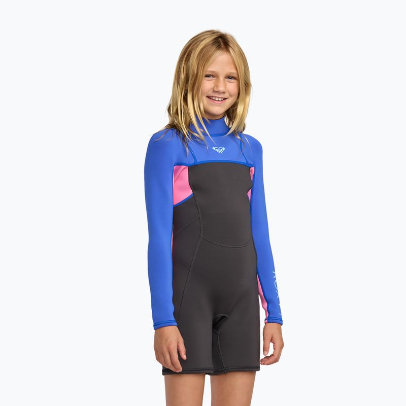 Detský plavecký neoprén ROXY Prologue+ LS Springsuit 2/2 mm cobalt 3