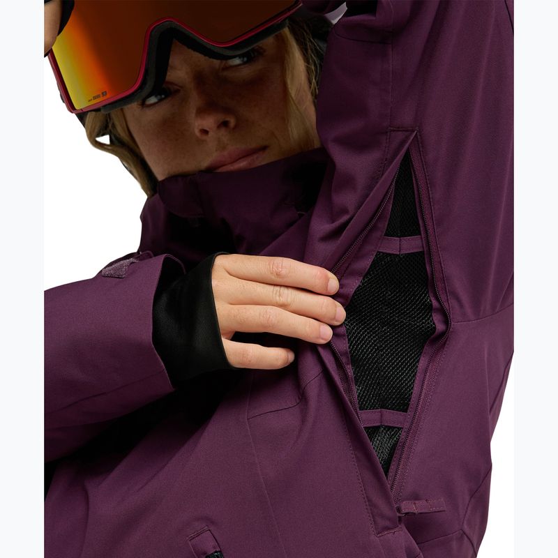 Dámska snowboardová bunda ROXY 20K Ice Haven blackberry wine 6