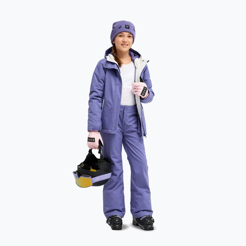 Detské snowboardové nohavice ROXY Backyard Girl twilight purple 2
