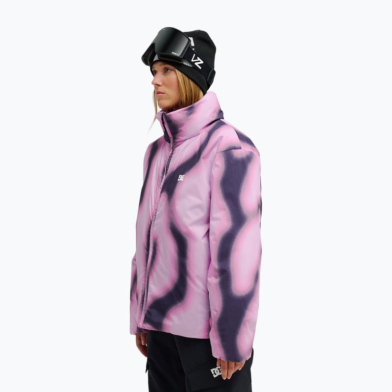 Dámska snowboardová bunda DC Aura Puffer 10K offscale lilac 3