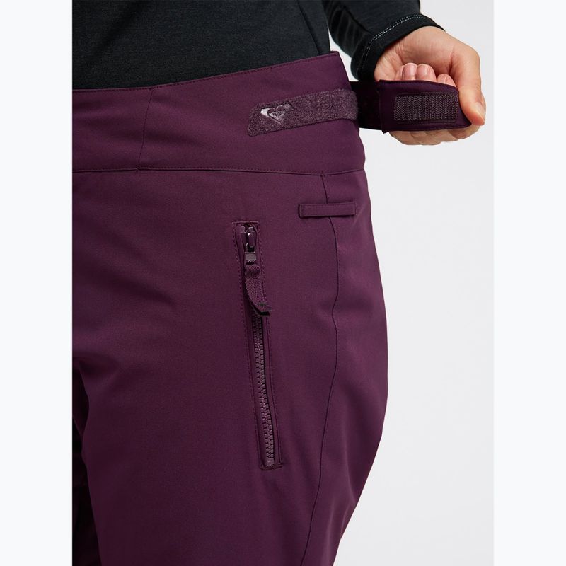 Dámske snowboardové nohavice ROXY Alpine Ridge blackberry wine 6