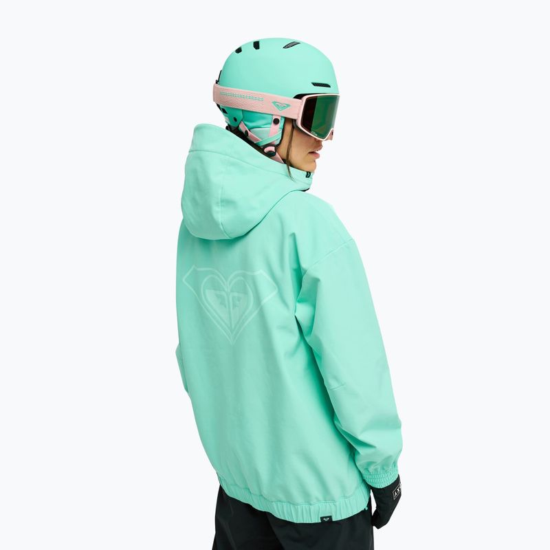 Dámska snowboardová bunda ROXY Frostbliss Softshell Overhead opal 3