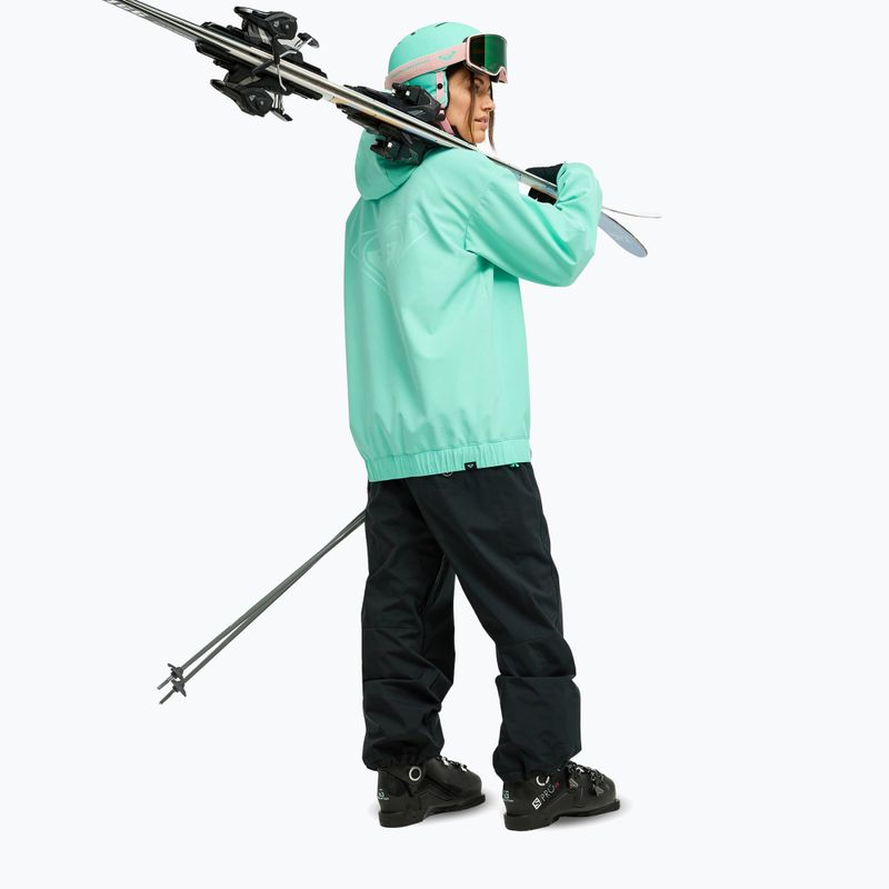 Dámska snowboardová bunda ROXY Frostbliss Softshell Overhead opal 5