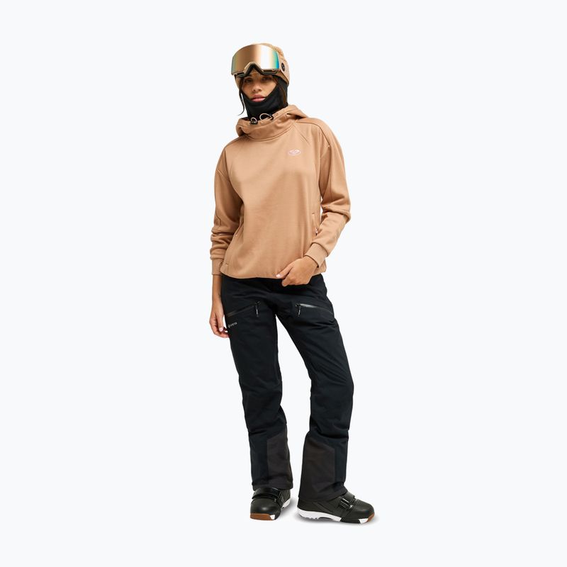 Dámska snowboardová mikina ROXY Liberty Hoodie cafe au lait 2