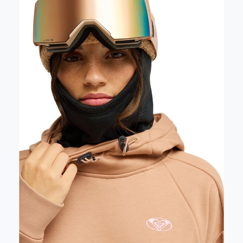Detská snowboardová bunda ROXY Liberty Hoodie cafe au lait 5