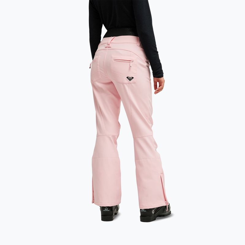 Dámske snowboardové nohavice Roxy Rising High rose shadow 3
