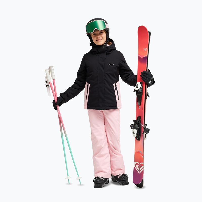 Detská snowboardová bunda ROXY Snowflare true black 2
