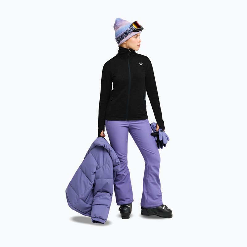 Dámska fleecová mikina ROXY Snowstride Full Zip true black 2