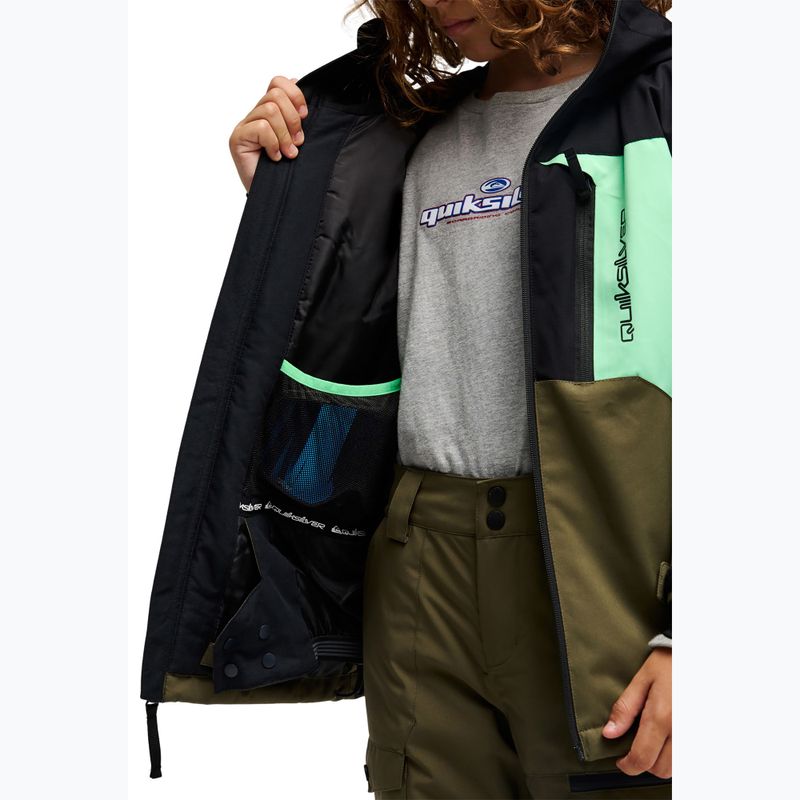 Detská snowboardová bunda Quiksilver Dawson grape leaf 6