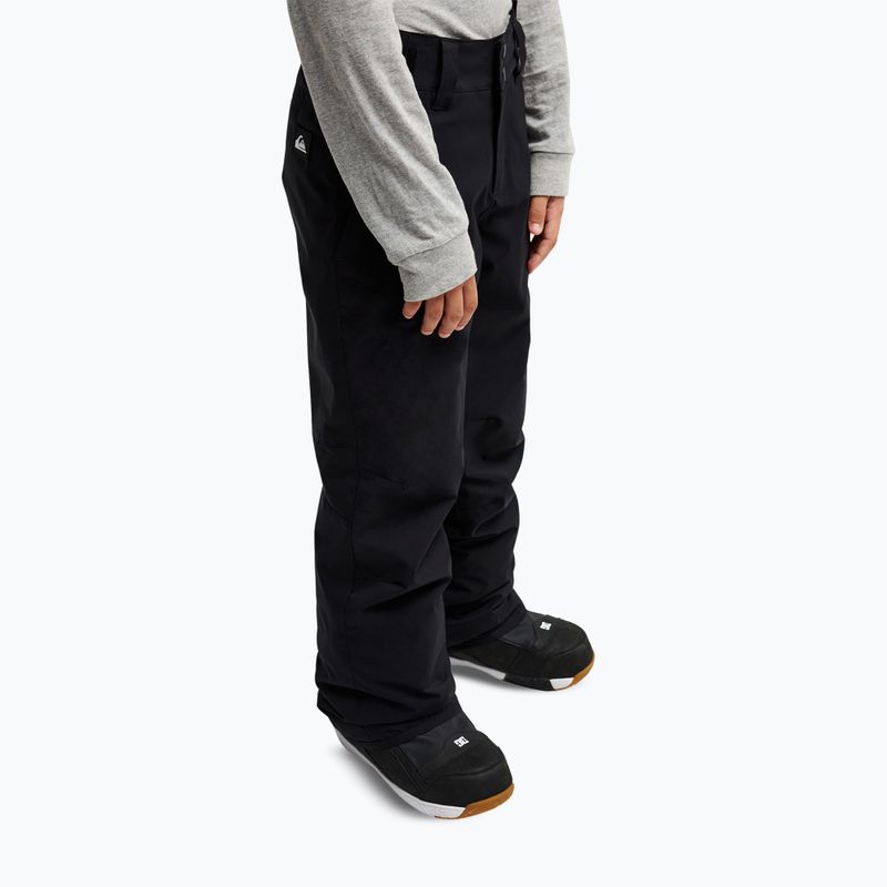Detské snowboardové nohavice Quiksilver Estate black 3