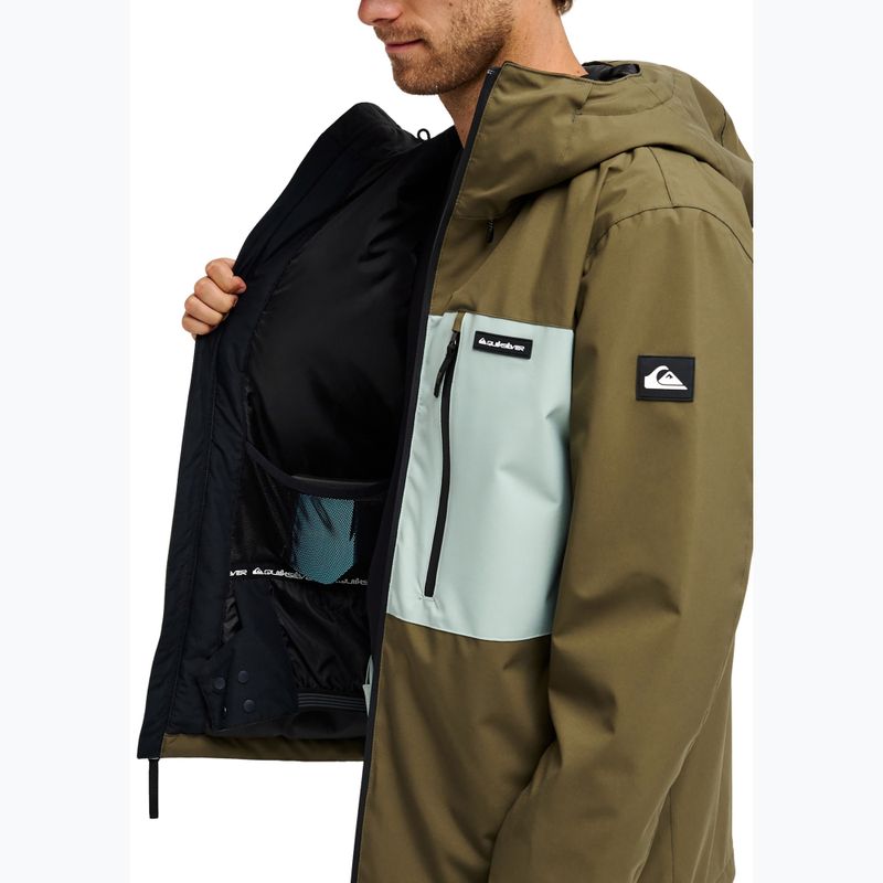 Pánska snowboardová bunda Quiksilver Sycamore 20K grape leaf 7