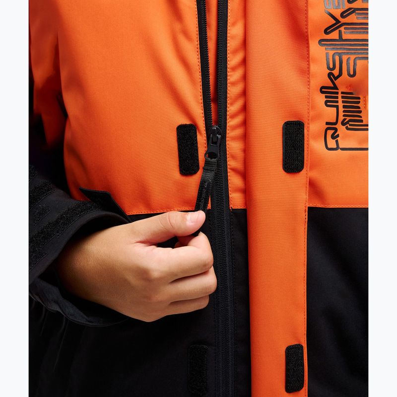 Detská snowboardová bunda Quiksilver Titano vermillon 4