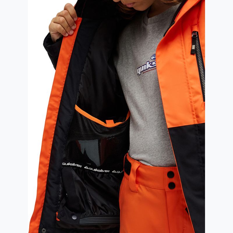 Detská snowboardová bunda Quiksilver Titano vermillon 6