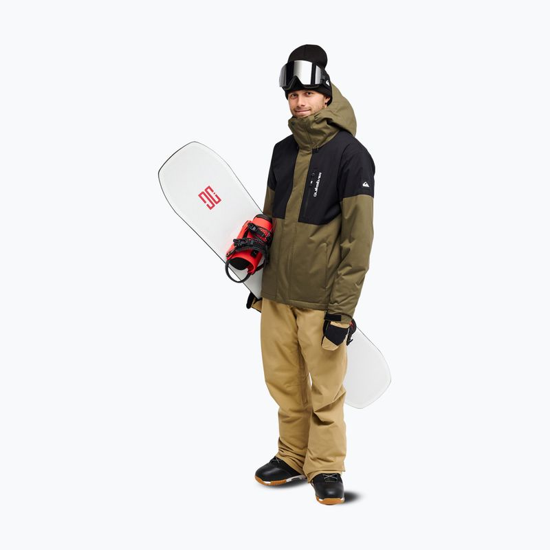 Pánska snowboardová bunda Quiksilver Titano 10K grape leaf 2