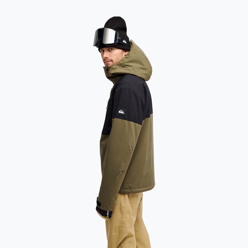 Pánska snowboardová bunda Quiksilver Titano 10K grape leaf 5