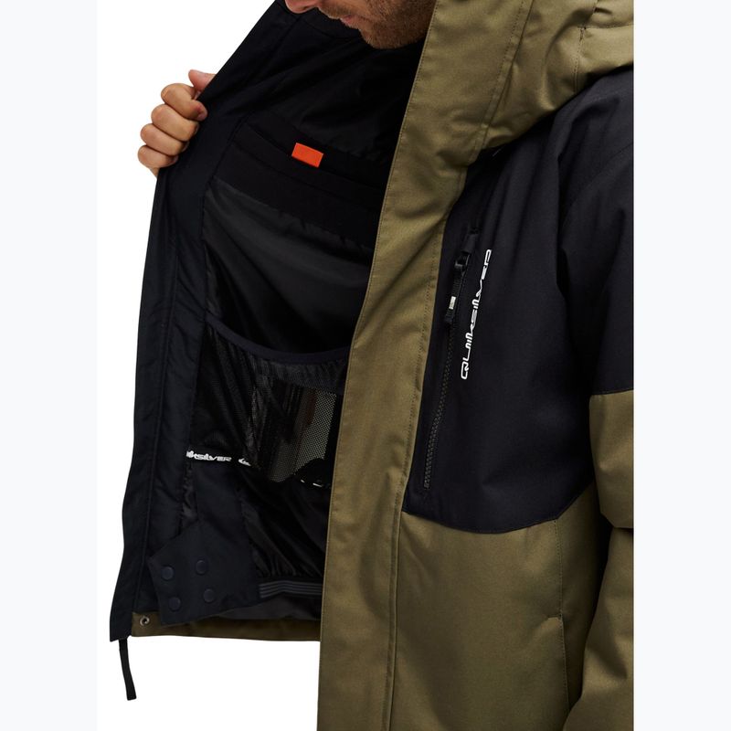 Pánska snowboardová bunda Quiksilver Titano 10K grape leaf 9