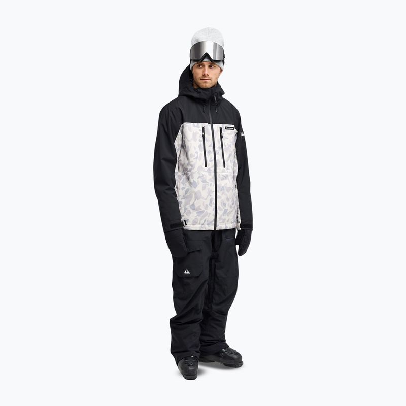 Pánska snowboardová bunda Quiksilver Sycamore 20K ice camo bone white 2