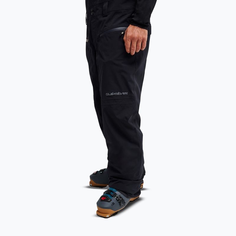 Pánske snowboardové nohavice Quiksilver Paramo Stretch 20K Bib black 9