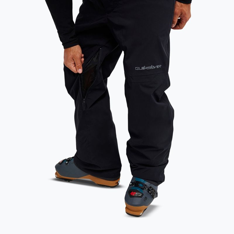 Pánske snowboardové nohavice Quiksilver Paramo Stretch 20K Bib black 10