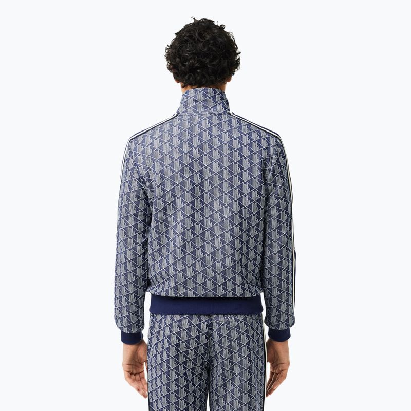 Pánska mikina LacosteSH1368 metylén/múka 2