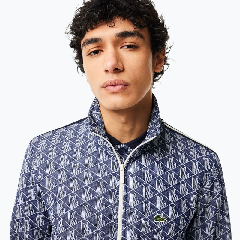 Pánska mikina LacosteSH1368 metylén/múka 3