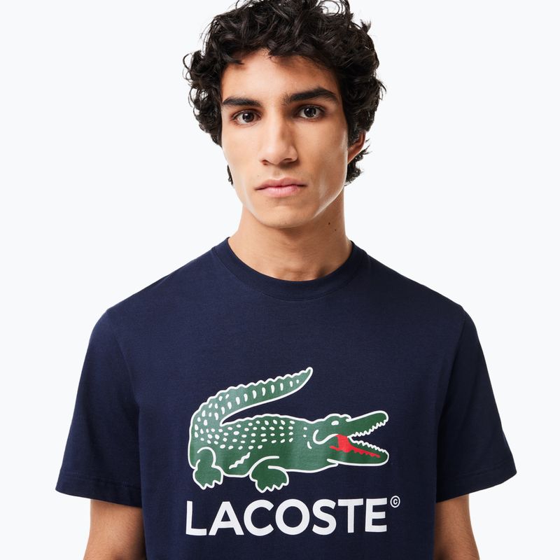 Pánske tričko Lacoste TH1285 navy blue 4