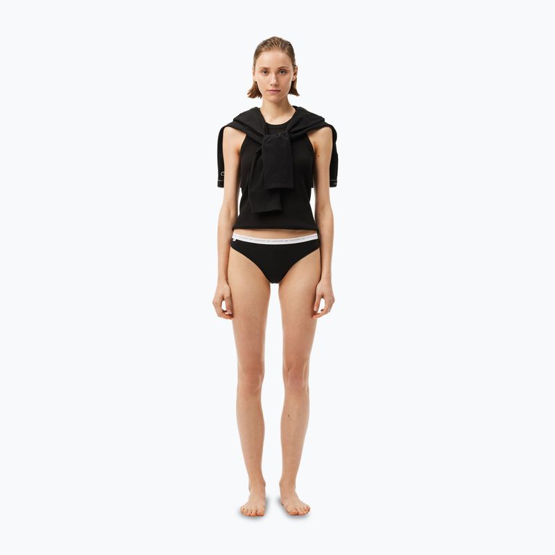 Dámske nohavičky Lacoste 8F1341 3 páry black 4