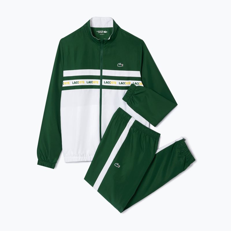 Lacoste pánska tenisová tepláková súprava WH7567 green/white 5