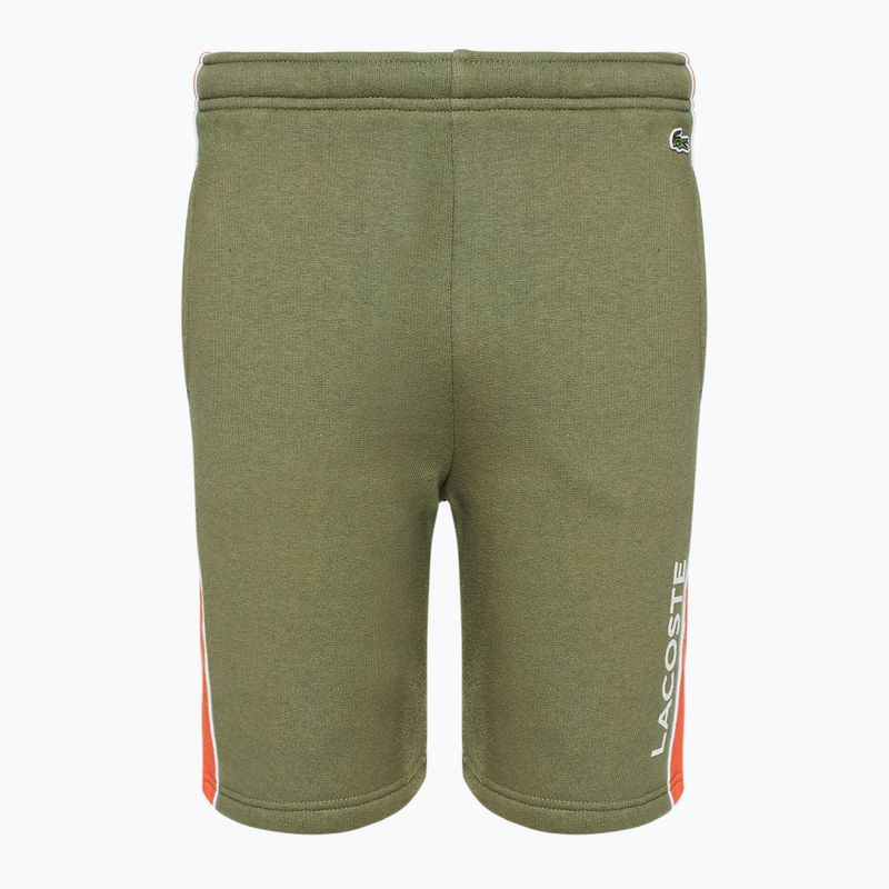 Detské šortky Lacoste GJ2462 khaki-buoy