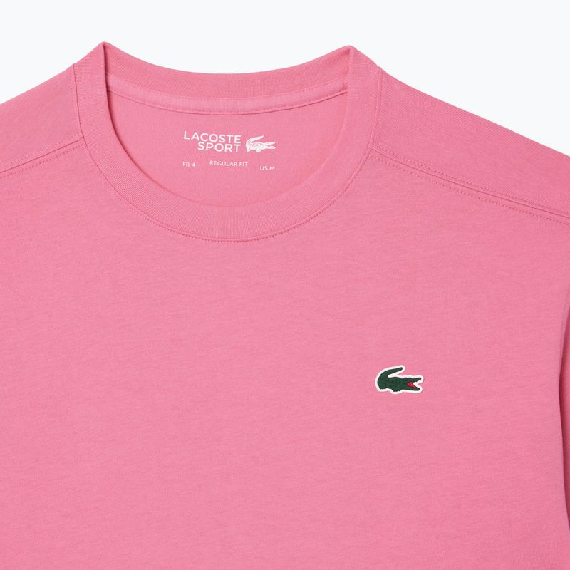 Pánske tričko Lacoste TH7618 reseda pink 2