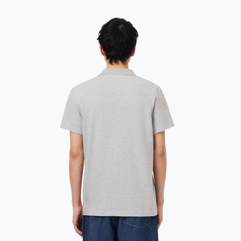 Pánske polo tričko Lacoste Polo DH5522 silver chine 3