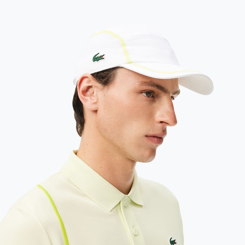 Šiltovka pánska Lacoste RK7574 white/white 4