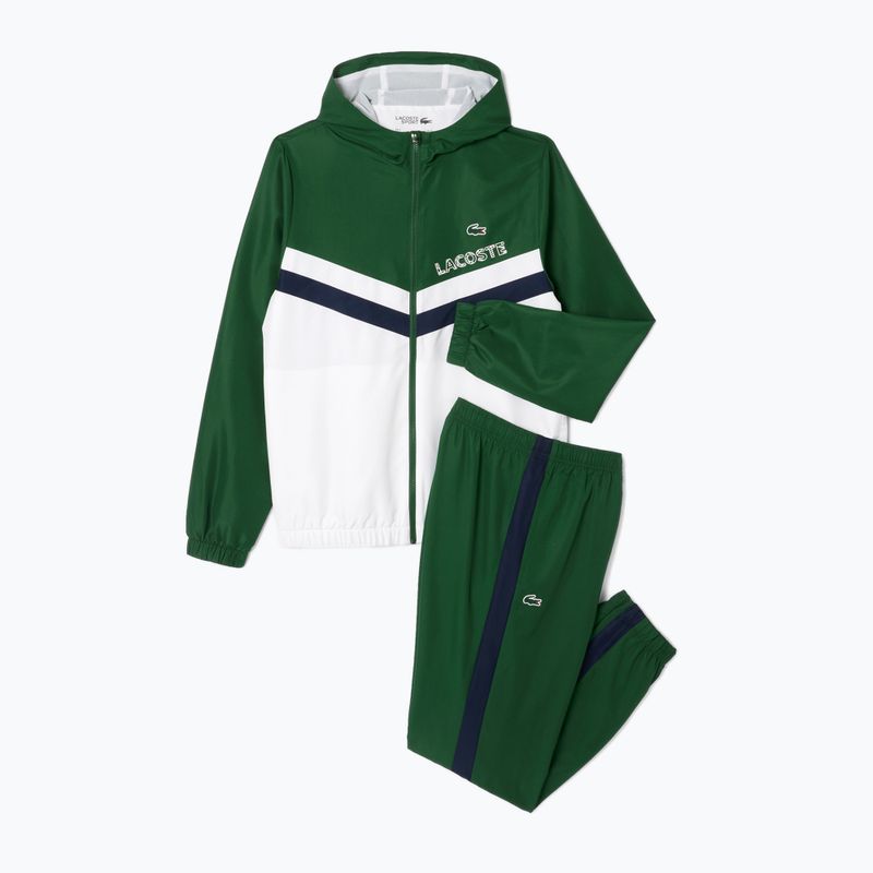 Pánska tepláková súprava Lacoste WH4241 green/white/navy blue 6