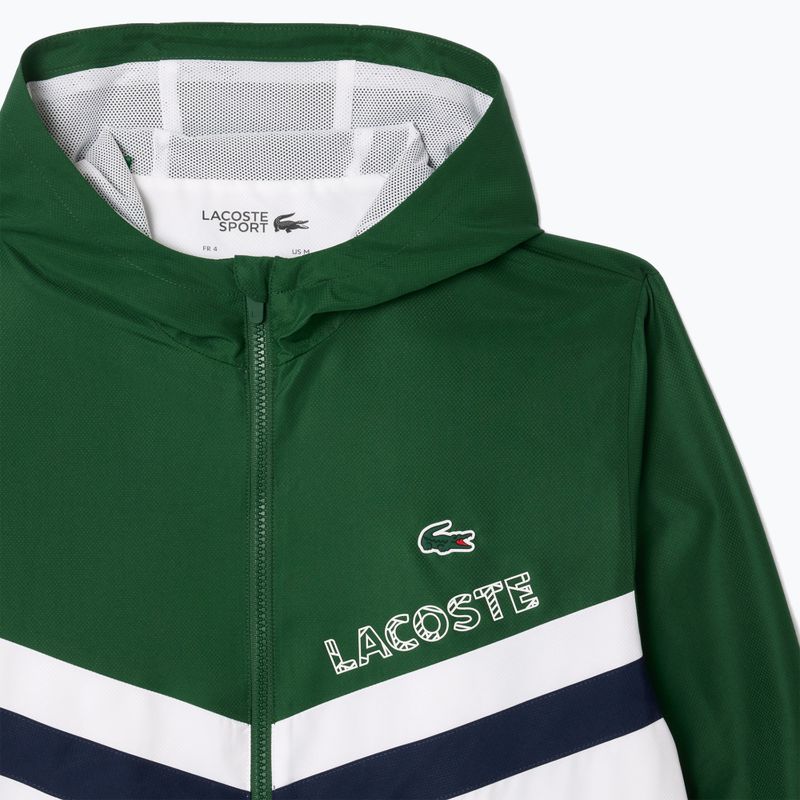 Pánska tepláková súprava Lacoste WH4241 green/white/navy blue 8