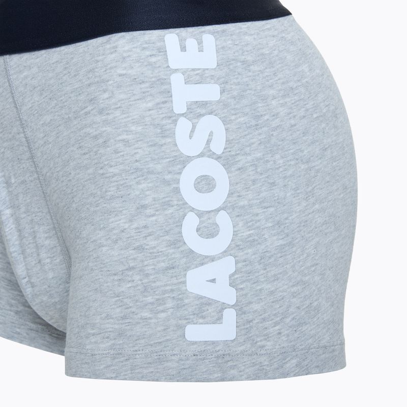 Boxerky Lacoste 5H1803 BCK 3 pary navy blue/silver china/red 4