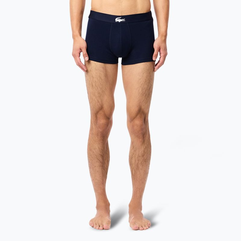 Boxerky Lacoste 5H1803 BCK 3 pary navy blue/silver china/red 9