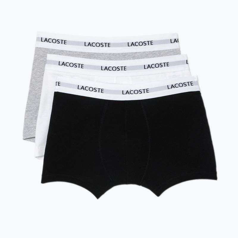 Pánske boxerky Lacoste 5H5150 3 páry black/white/silver chine