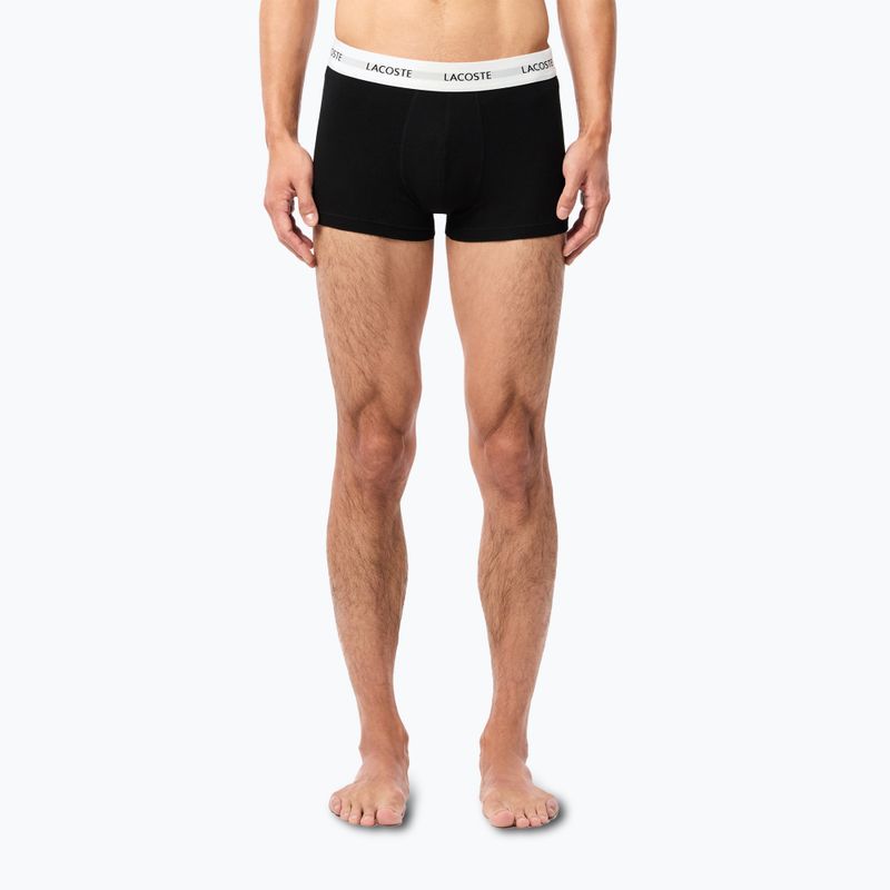 Pánske boxerky Lacoste 5H5150 3 páry black/white/silver chine 4