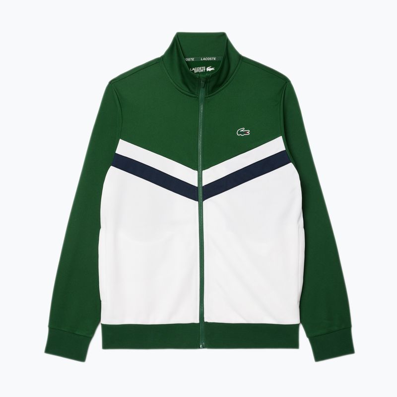 Pánska mikina Lacoste SH2646 green/white/navy blue 5