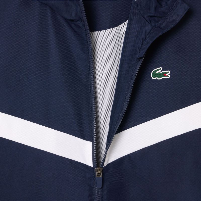 Pánska bunda Lacoste BH2538 navy blue/white 6