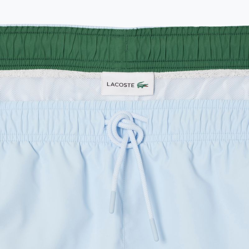 Pánske plavecké šortky Lacoste MH6270 rill/green 2