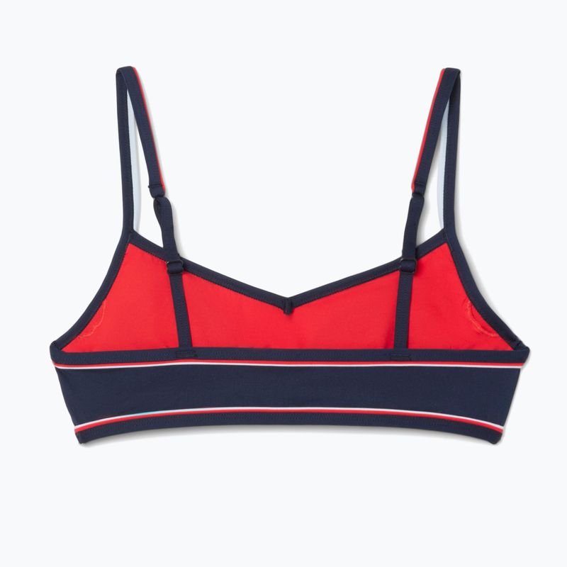 Horný diel plaviek Lacoste MF9993 navy blue/rill grenadine 2