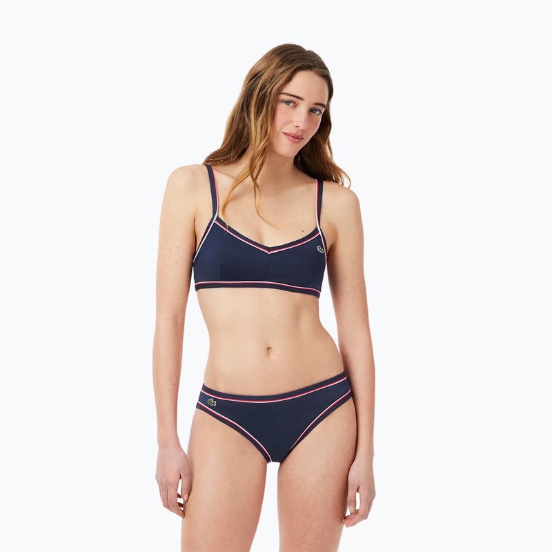 Horný diel plaviek Lacoste MF9993 navy blue/rill grenadine 5