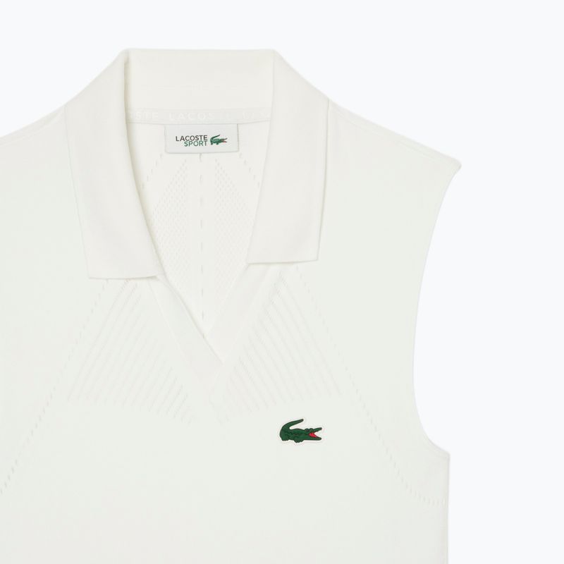 Tenisové šaty Lacoste EF0615 white/green 8