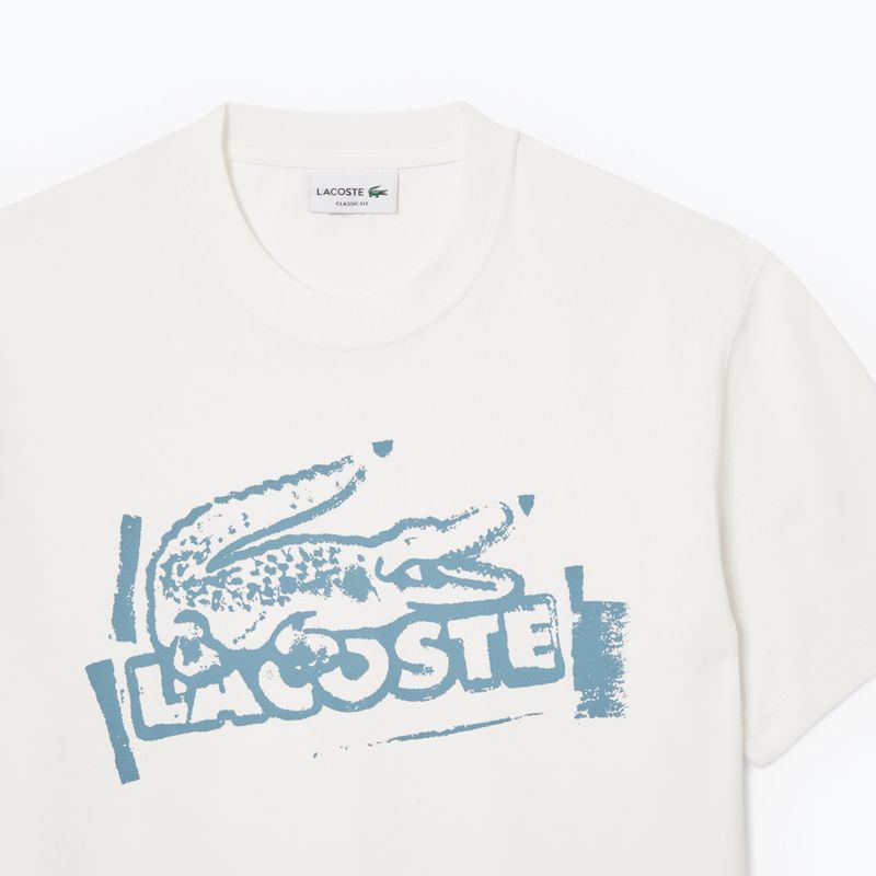 Pánske tričko Lacoste TH0284 flour/limestone 2