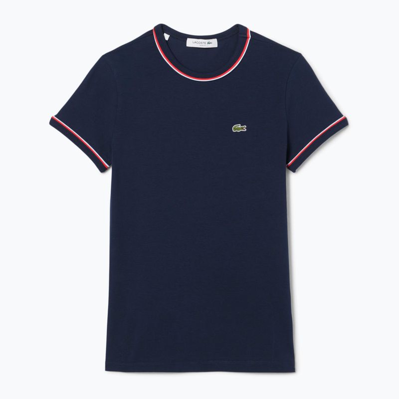 Dámske tričko Lacoste TF0347 navy blue/rill/grenadine 4
