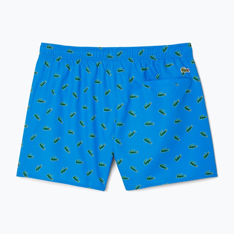 Pánske plavecké šortky Lacoste MH7188 gypsy blue/multico 2
