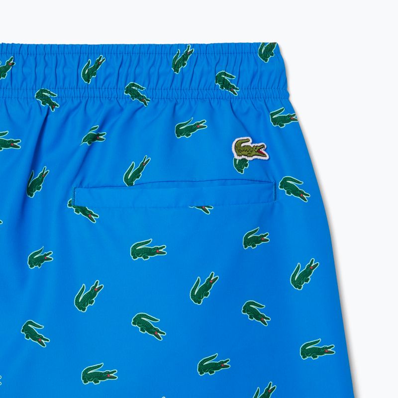 Pánske plavecké šortky Lacoste MH7188 gypsy blue/multico 5